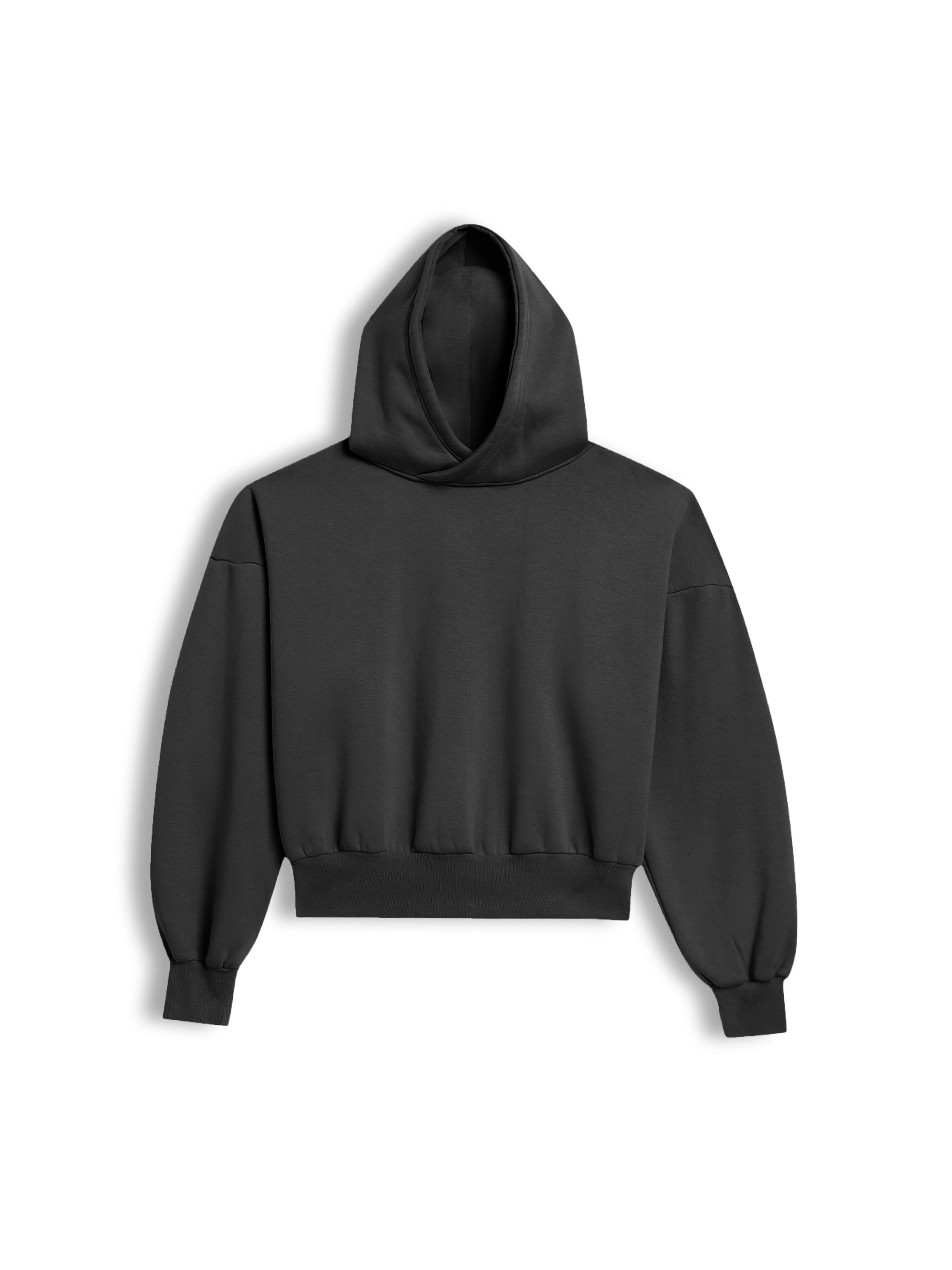 Heavy Crop hoodie with thumb hole